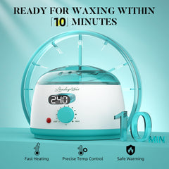 LANSLEYWAX bolas de cera naturales para depilación suave y cómoda.