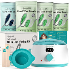 LANSLEYWAX calentador de cera digital para depilación precisa en casa.