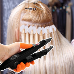 Lanties juego de pinzas para fijar las extensiones de cabello.