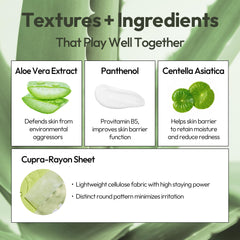 Tratamiento facial con Aloe para refrescar tras el sol.