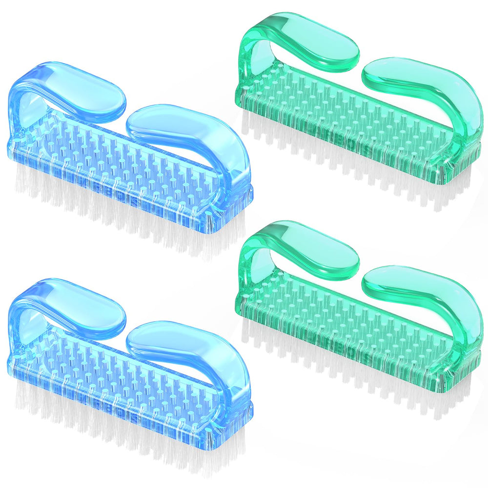 Larbois cepillos para uñas con mango ergonómico, cómodo para sujetar.