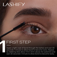 Finition longue durée et résistance à l’eau avec Lashify Water Poof Sealer.