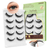 Pestañas autoadhesivas LASHVIEW con aspecto natural para inicio rápido.