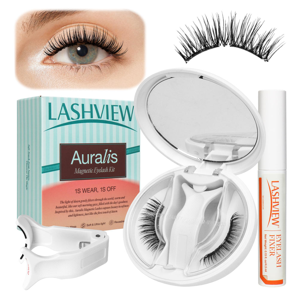 LASHVIEW Upgrade con imanes ultrafinos para look natural y cómodo
