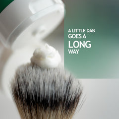Lather & Wood aplicacion-crema-afeitar, facilita un afeitado suave
