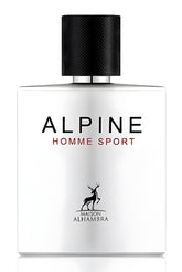 Lattafa Maison Alhambra Alpine Hombre: botella elegante para uso diario
