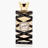 Lattafa Oud Mood en frasco elegante para uso diario.
