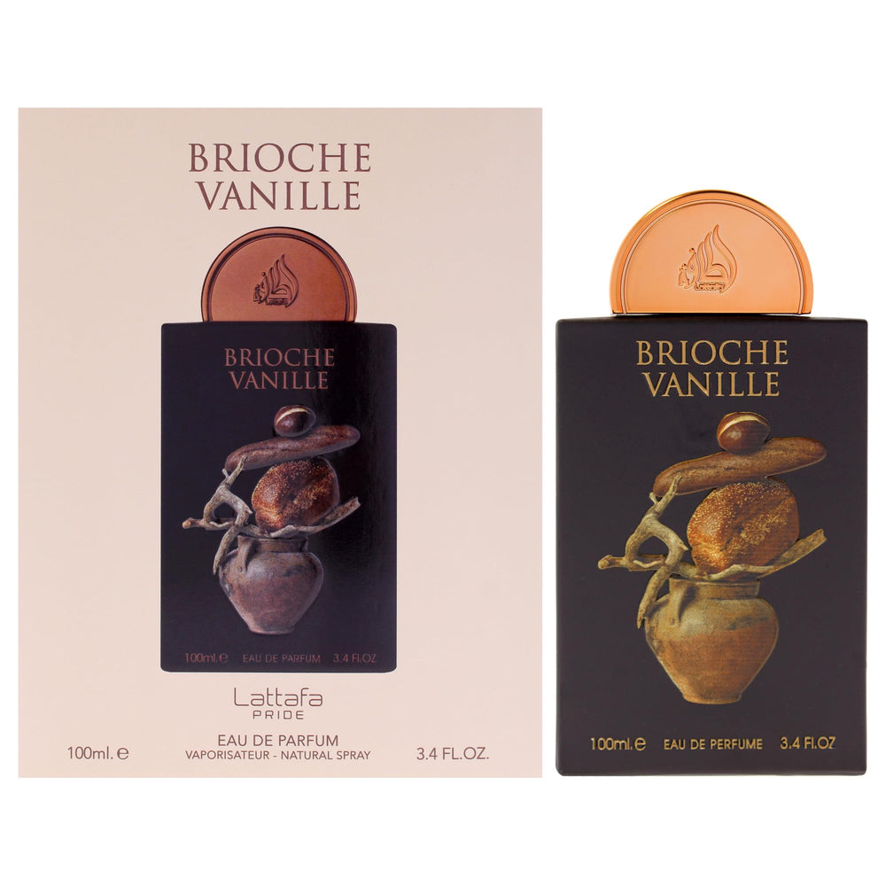 Lattafa Pride Brioche Vanille, botella elegante para uso diario y ocasiones especiales
