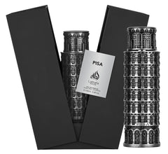 Lattafa Pride Pisa, botella frontal, aroma versátil para uso diario o nocturno.