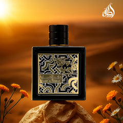 Lattafa Qaed Al Fursan, notas de corazón, aroma intenso y duradero.