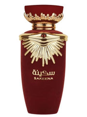 Lattafa Sakeena EDP packaging, perfect for gifting or display.