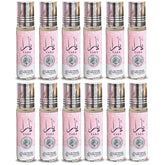 Lattafa Yara Roll-On, bote 10 ml, aroma duradero para uso diario.