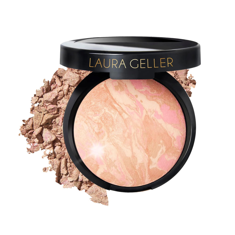 Laura Geller New York Baked Balance-N-Glow porcelana: tono claro para piel muy clara.