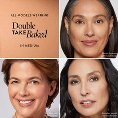 Laura Geller New York Baked Double Take, base en polvo en compacto tono mediano