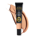 LAURA GELLER NEW YORK: bouteille-serum-teint SPF50-clair pour un teint unifié.