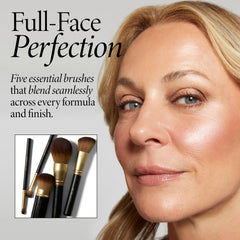 Brocha de ojos LAURA GELLER NEW YORK para aplicar sombras uniformemente.