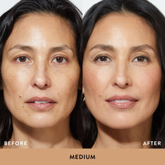 Laura Geller New York fundación con suero SPF50 tono medio