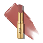Laura Geller New York Jelly Balm muestra textura acogedora para labios hidratados.