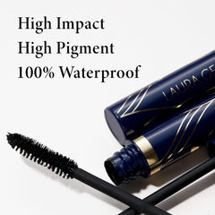 Laura Geller New York Mascara: textura cremosa que facilita una aplicación suave.
