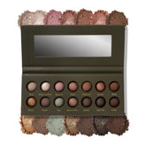 Palette d'ombres terreuses Laura Geller New York pour un look naturel.