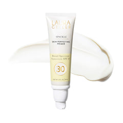 Laura Geller Spackle Primer Protección Solar SPF 30 para base duradera.