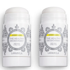 Lavanila Sport Luxe, application sous les aisselles, fraîcheur durable.