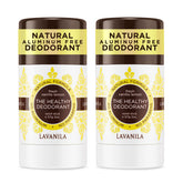 Lavanila Vanilla Lemon: paquete de dos desodorantes para protección duradera.