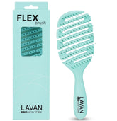 LAVANPRO New York Cepillo Desenredante Flexible Turquesa para cabello suave