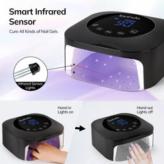 Lavinda Lámpara UV cargable sin cables para usarla donde quieras.