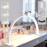 Lavinda Lámpara media luna de 29'' para mesa de uñas, cobertura amplia de iluminación.