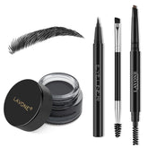 LAVONE eyebrow pomade ash black for defined, long-lasting brows.