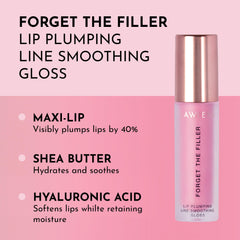 Lawless Forget the Filler: acabado ultra brillante para labios deslumbrantes.