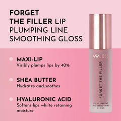 Lawless Forget the Filler aplica sobre aplicador cremoso para una aplicación suave.