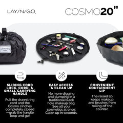 Lay-n-Go Cosmo bolsa viaje resistente para uso diario