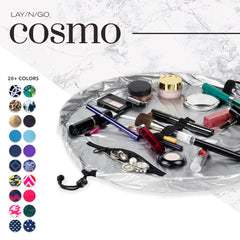 Lay-n-Go Cosmo bordes elevados que mantienen productos en su lugar.
