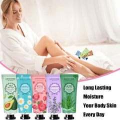 Layhomo natural ingredients—shea butter and aloe—for fast-absorbing hydration.