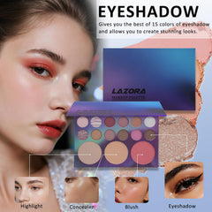LAZORA base de maquillaje para un acabado natural y duradero