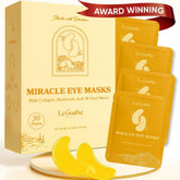 LE GUSHE Gold Under Eye Patches tackle puffy eyes for a refreshed look.