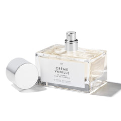 Empaque Crème Vanille presenta la caja de alta gama