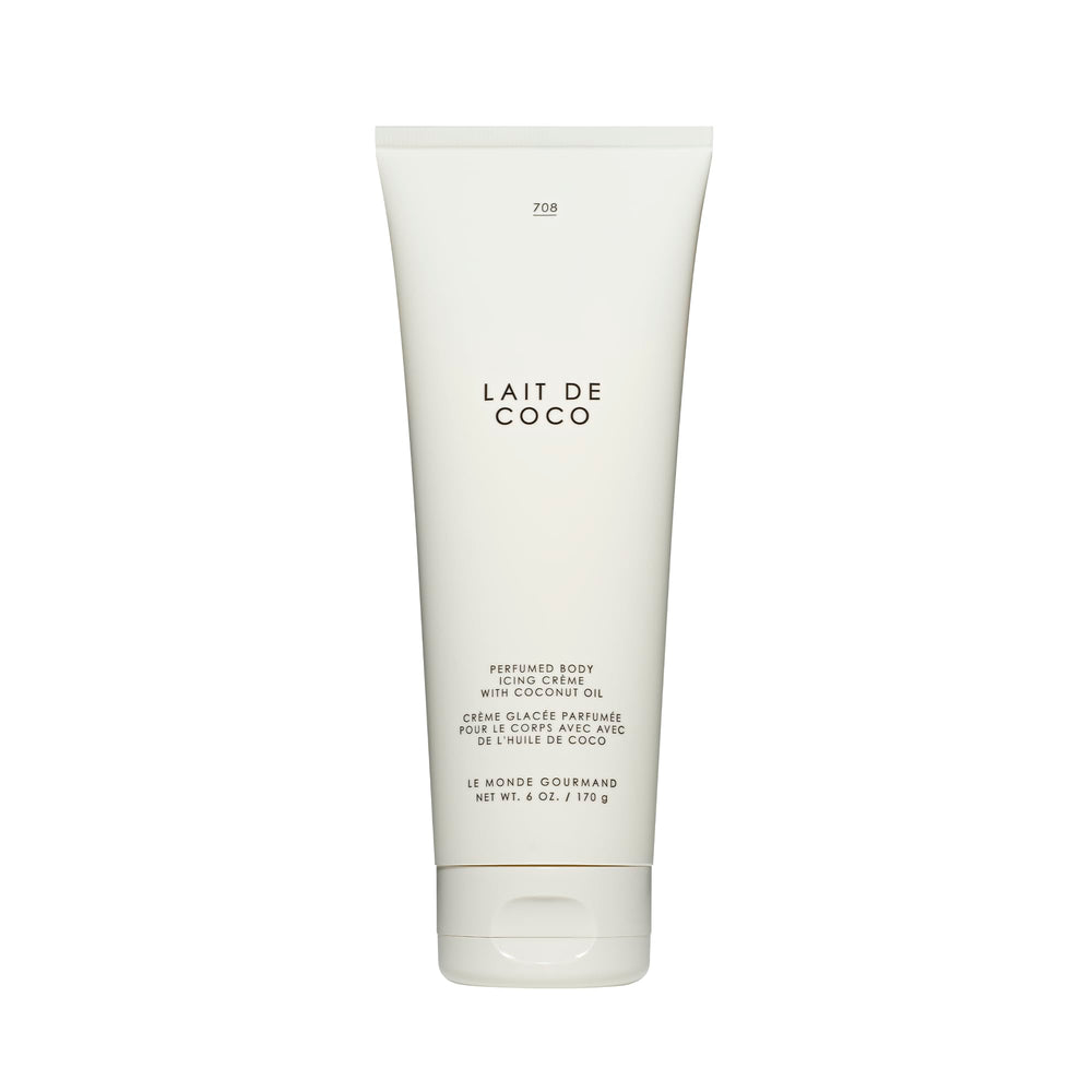 Le Monde Gourmand Lait de Coco, crema corporal perfumada con vainilla para piel suave.