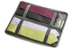 LeanTravel estuche organizador de corbatas: capacidad de hasta seis corbatas en un solo estuche.