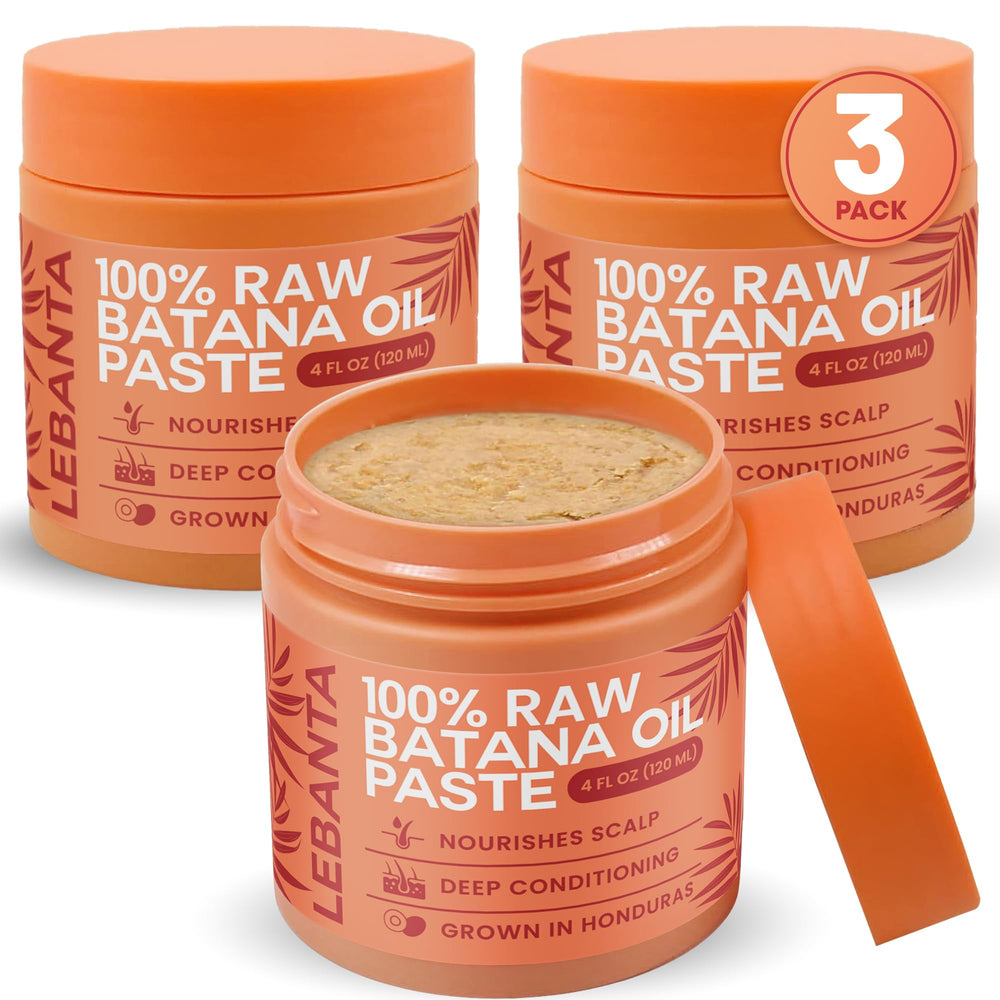 Lebanta Aceite de Batana en bote para cabello más sano y nutrido.