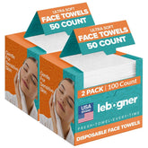 Lebogner toallas faciales ultra suaves para limpieza diaria y desmaquillado suave.