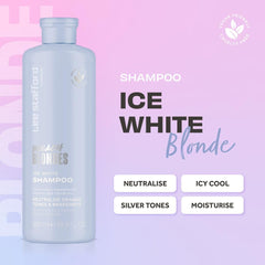 Espuma cremosa de Lee Stafford Champú Azul Tonificante para cabello rubio