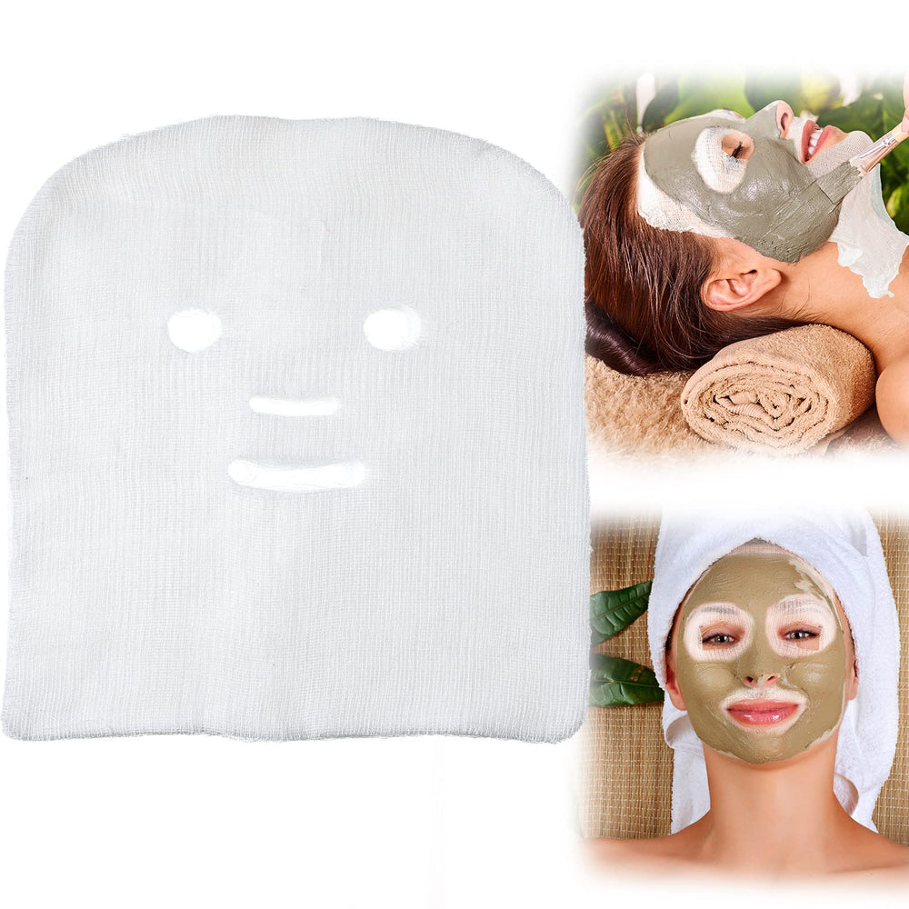 Mascarilla de gasa grande Leelosp precortada para cobertura facial completa y cómoda.