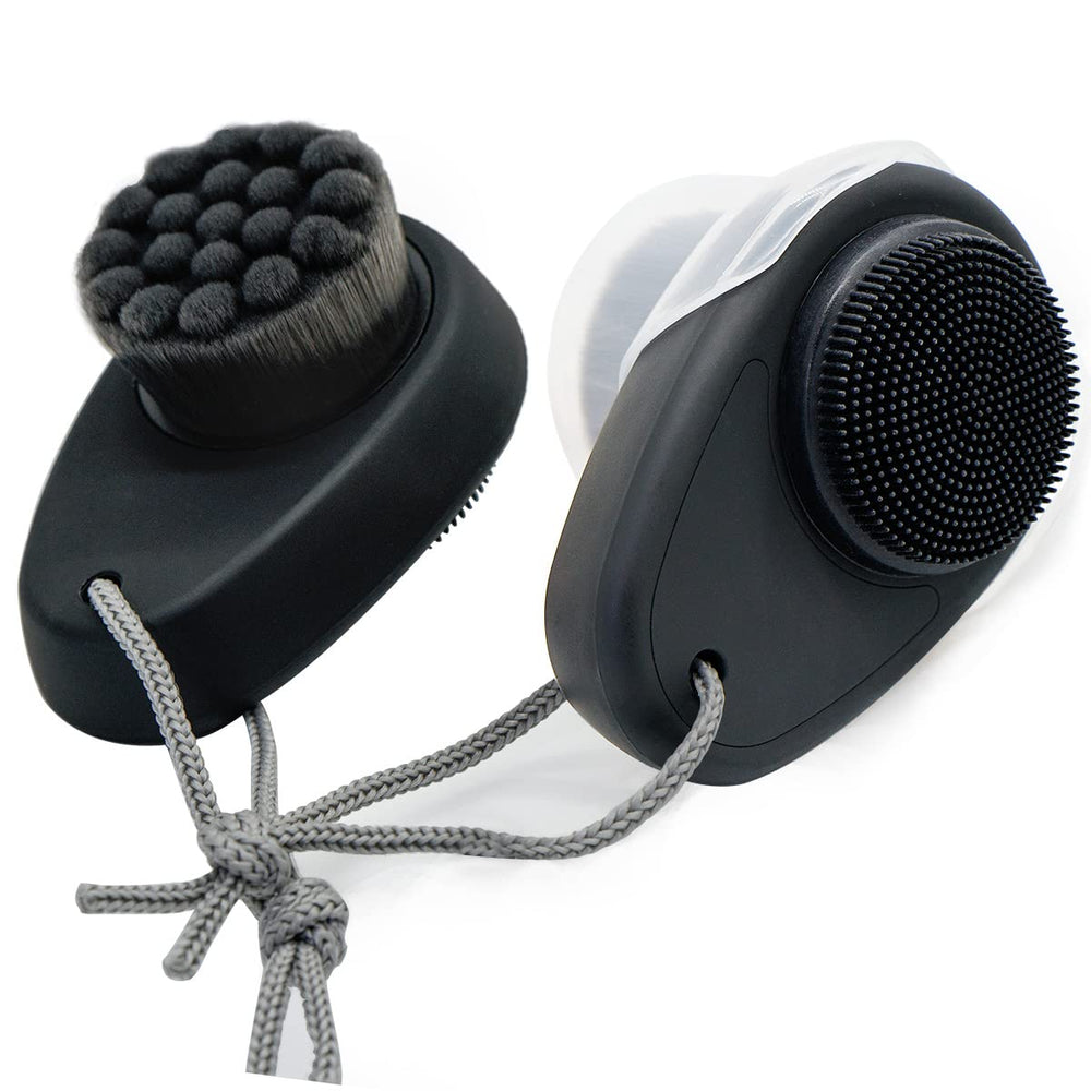 Leeshine cepillo facial 2 en 1, limpieza profunda de poros