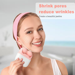 Leeshine rodillos de hielo 2 en 1 con dos formas para masajes faciales versátiles
