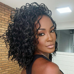 Leeven Gogo Curl: cabello crochet de 10 pulgadas con onda oceánica para peinados rápidos