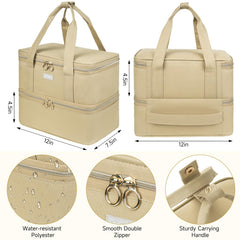 Interior de LEFOR-Z con divisor suave para 40 esmaltes de 15 ml.