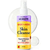 spray hipocloroso Legado Familiar para la carita del bebé, alivio suave